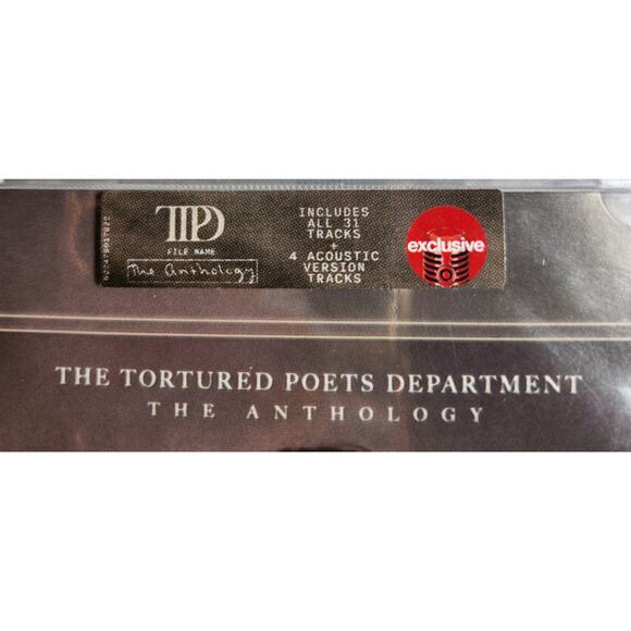 Taylor Swift The Tortured Poets Dept. The Anthology CD Target Excl. Brand New - Picture 3 of 4